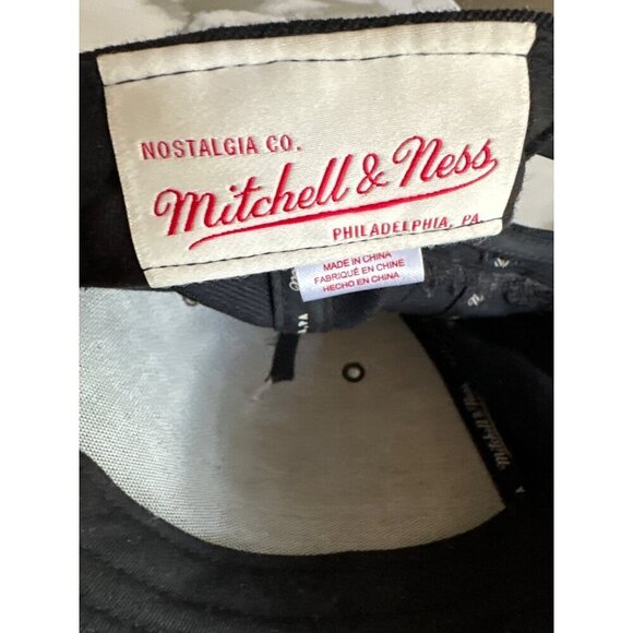 Mitchell & Ness Brooklyn Nets Snapback Hat Black - Picture 6 of 8